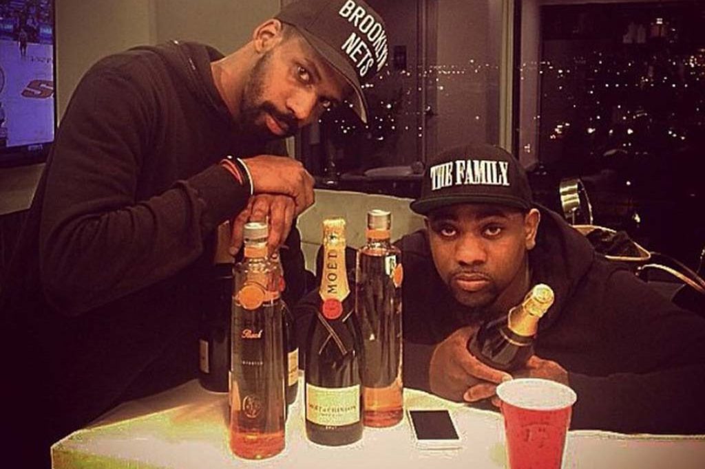 Ig photo De'Von Pickett (left) was stabbed outside a Stenton Avenue bar in February 2015 before going on a tour. He was Nicki Minaj's stage manager. In this photo, Pickett is with friend Eric Parker (right). (instagram)