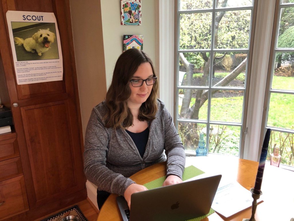 Image from iOS Delaware state Senate candidate Sarah McBride says not being able to campaign door-to-door presents a significant challenge. (Courtesy Sarah McBride)