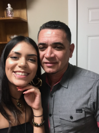 Solmaira Valerio and her father Ricardo. (Courtesy of Solmaira Valerio)