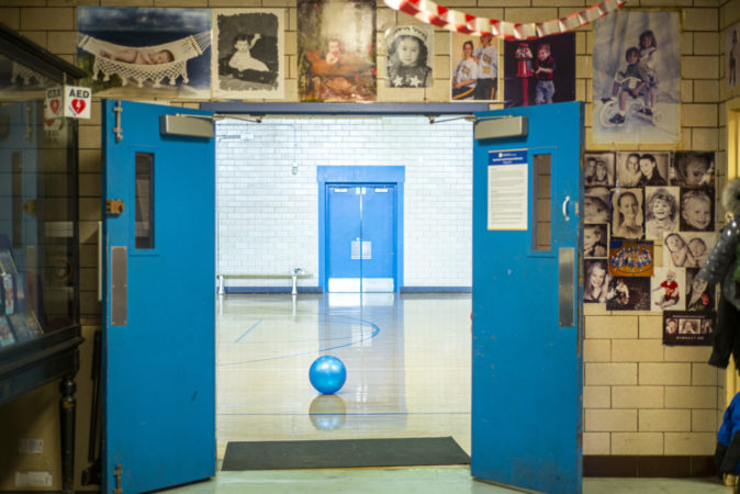 Scenes from the Bridesburg Recreation Center. (Jessica Kourkounis for Keystone Crossroads)