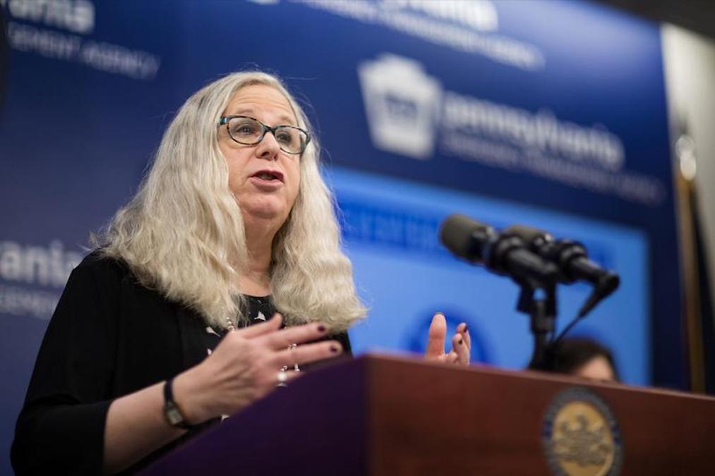 b25gv5fnawyd1e8ztnzwtzpzk4 Health Secretary Rachel Levine (Commonwealth Media Services/Natalie Kolb)