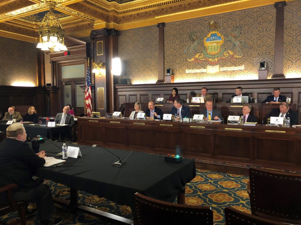 mahon-budget-030520-1920×1440 Jen Swails, Pennsylvania budget secretary, testifies before the House Appropriations Committee on March 5, 2020, at the state Capitol in Harrisburg. (Ed Mahon/PA Post)