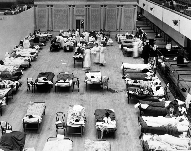 1918 Oakland Flu Hospital Spanish Flu