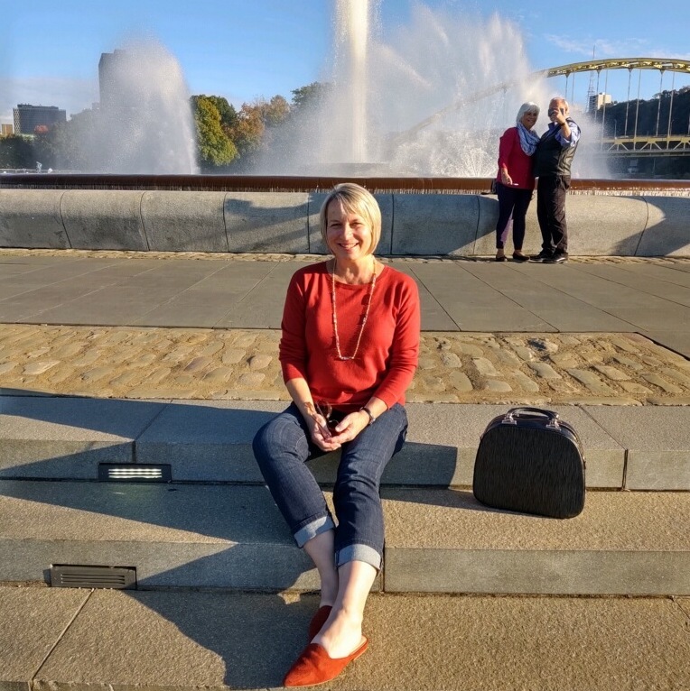 123_1 2 Vicki Simon at Point State Park in Pittsburgh. (Courtesy of Vicki Simon)