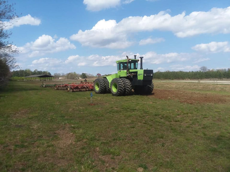 Land for the Boy Scouts' Victory Garden is being prepared for planting at the Akridge Scout Reservation near Dover, Delaware. (Boy Scouts of America, Del-Mar-Va Council)