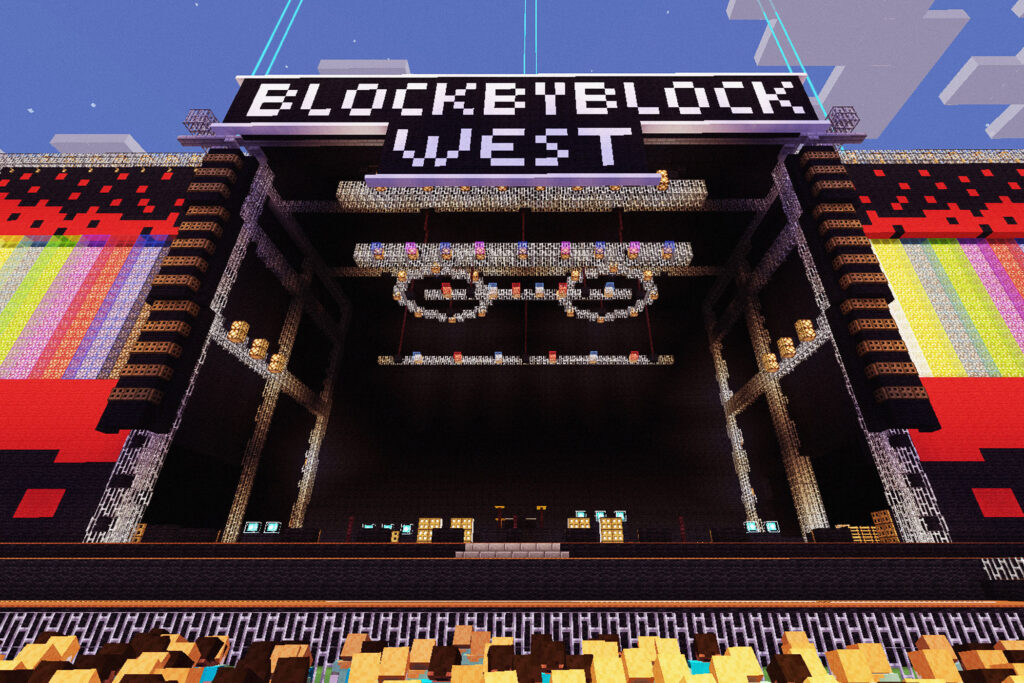 2020 04 23-provided-block by blockwest virtual music festival in the world of minecraft-2 Virtual music festival