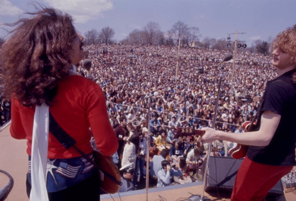 American-Dream-performing-at-Earth-Day-Rally-4 American Dream performs at the Earth Day Rally at Belmont Plateau in Fairmount Park on April 22,1970. (Special Collections Research Center. Temple University Libraries)