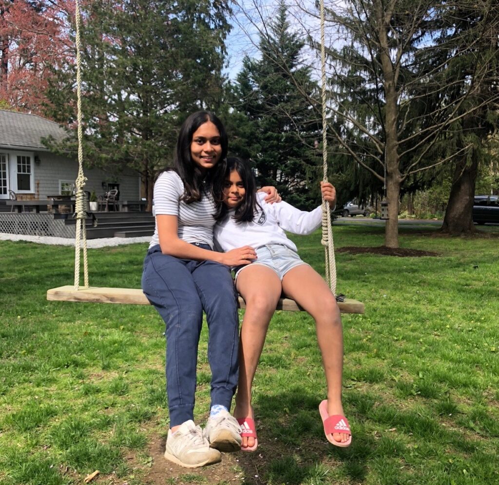 IMG_4732 Mira Patel and her sister Veda. (Courtesy of Dee Patel)