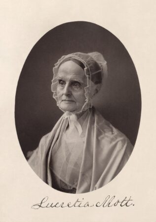 Lucretia Mott, the white abolitionist, equal-rights activist and women's suffrage leader who was honored at the meeting after the 1870 march. (Library of Congress)