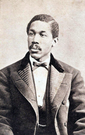 A photograph of Octavius V. Catto, taken around 1870. He told marchers the black man would vote Republican 'so long as' the party stood for equal rights. (Urban Archives Temple University)