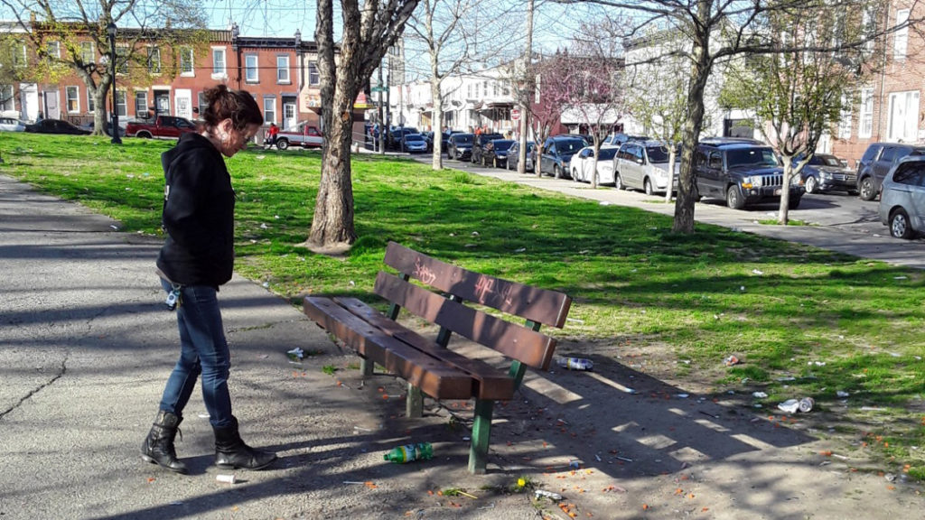 Margeaux Murphy of the Sunday Love Project at McPherson Square this week COURTENAY HARRIS BOND