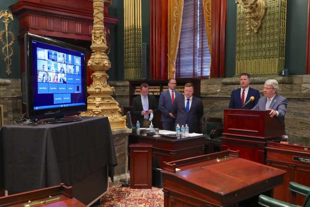 spotlight_PA_senators_subpoena_business_waivers_042820 Lawmakers convene in person and over Zoom
