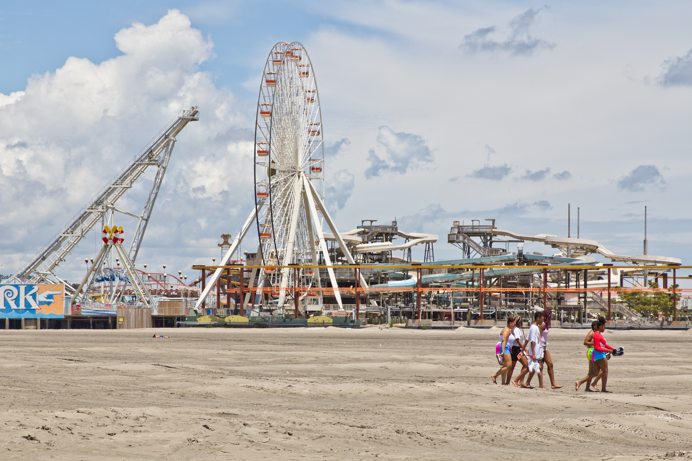 The Wildwood boardwalk is seen on Memorial Day Weekend in 2020.