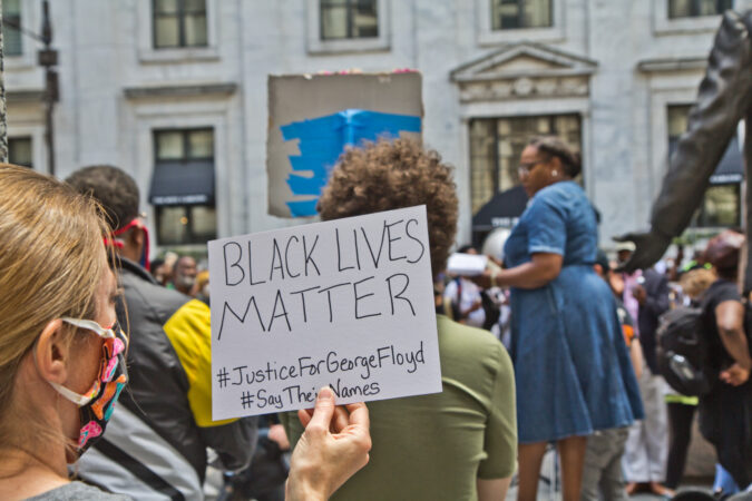Philadelphians peacefully protested the deaths of unarmed Black men