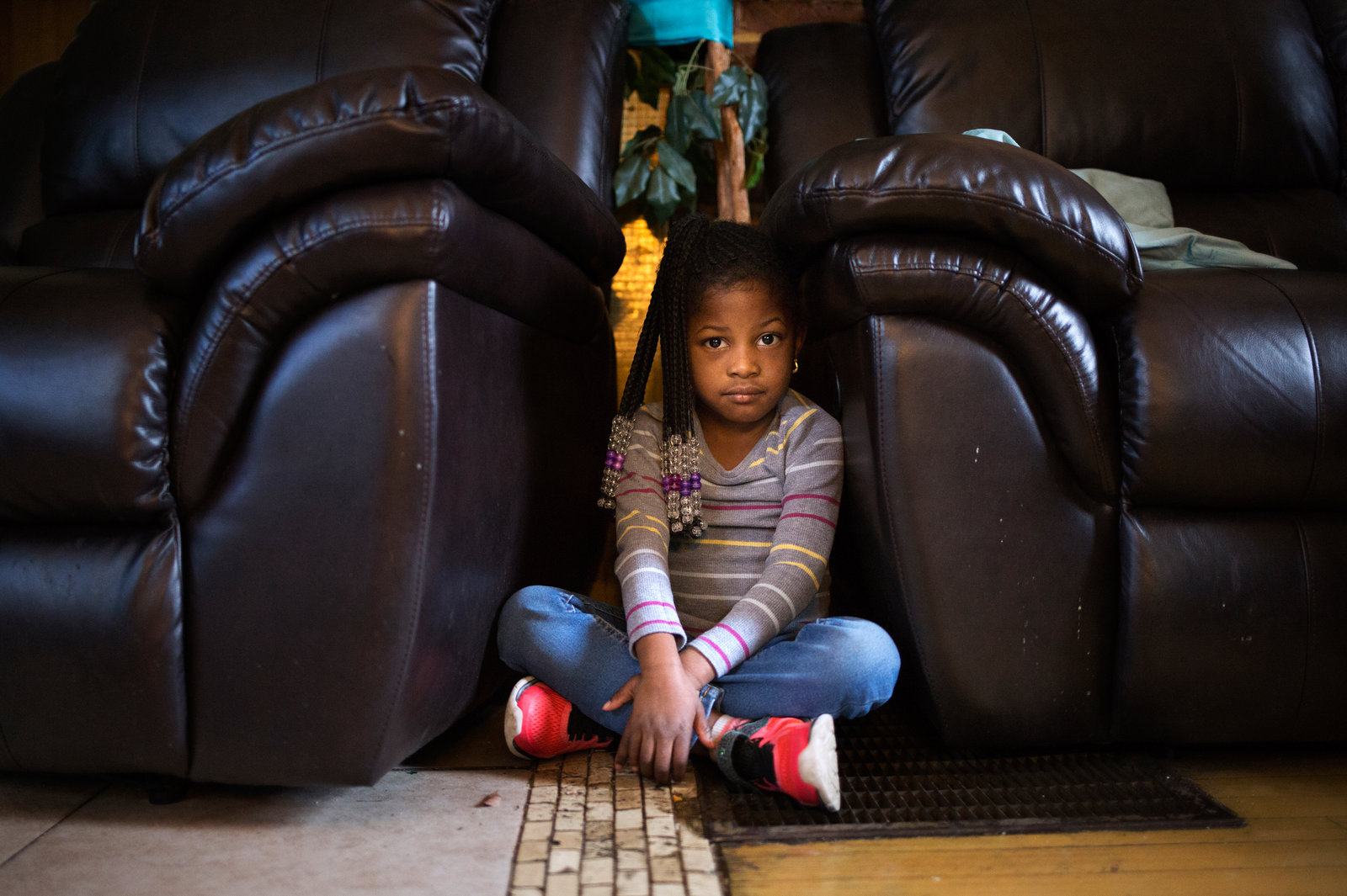 Five-year-old Amor Robinson