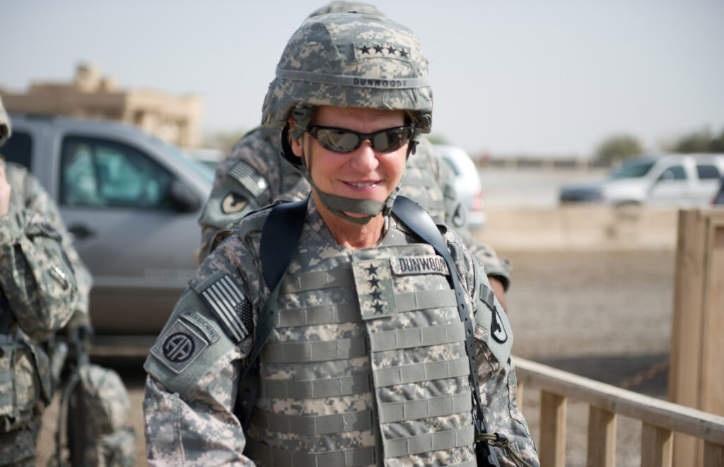 New Dawn General Ann Dunwoody's visit to Iraq on September 25, 2010 (U.S. Army Materiel Command)
