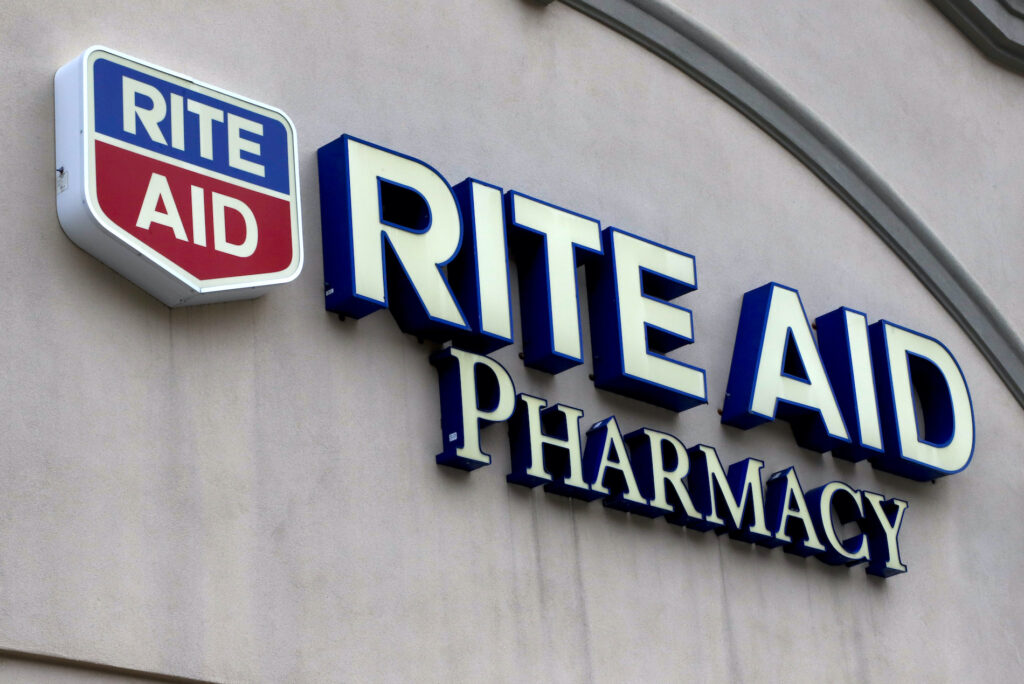 Rite Aid Pharmacy A Rite Aid Pharmacy sign