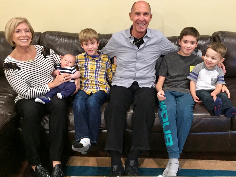 Denise and Richard Victor of Bloomfield Hills, Mich., have been missing their grandkids, whom they haven’t seen since February. Before the pandemic, they had regular visits with grandsons (from left) Daren Cosola, Stirling Victor, Davis Victor and Lucas Cosola. Denise and Richard Victor of Bloomfield Hills, Mich., have been missing their grandkids, whom they haven't seen since February. Before the pandemic, they had regular visits with grandsons (from left) Daren Cosola, Stirling Victor, Davis Victor and Lucas Cosola. (Courtesy of the Victor family)