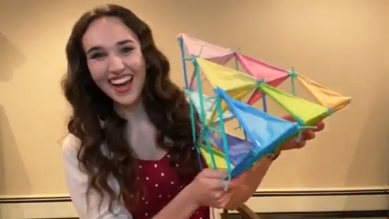 kite Building a kite with Ms. Brown