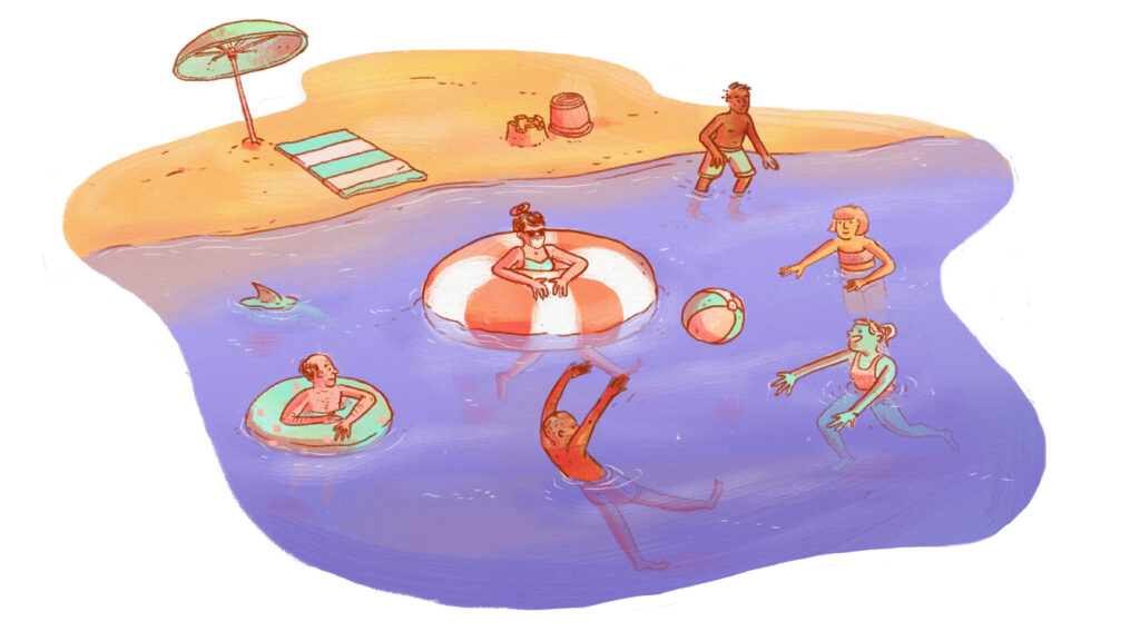 Going to the beach (Meredith Miotke for NPR)