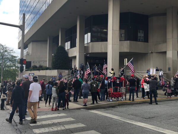 Reopen Delaware protest