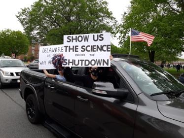 Reopen Delaware protest