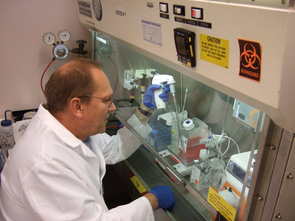 thomas_jefferson_university_coronavirus_vaccine_052020 Dr. Matthias Schnell in his lab at Jefferson.