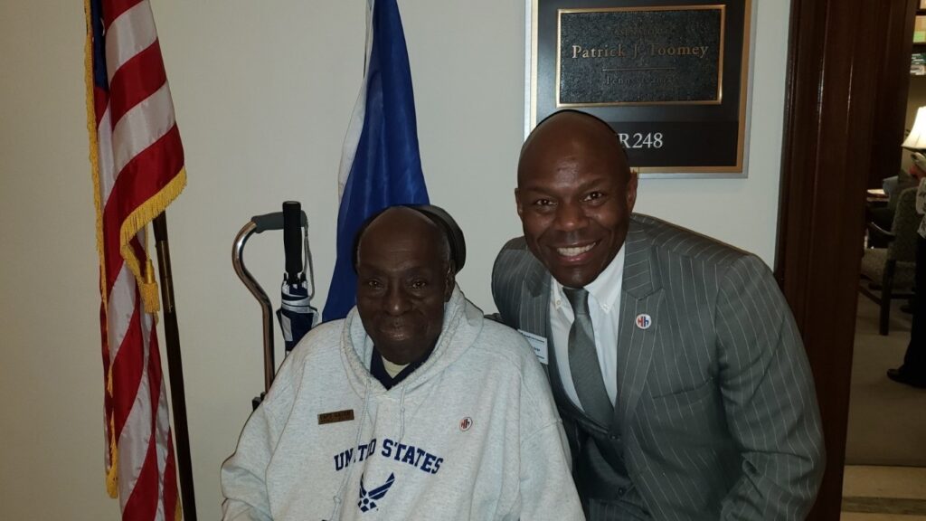 Rob Grier says if he weren’t taking care of him, his dad, Robert Grier Sr., would probably need to be in a nursing home. Rob Grier says if he weren't taking care of him, his dad, Robert Grier Sr., would probably need to be in a nursing home. (Courtesy of Rob Grier)