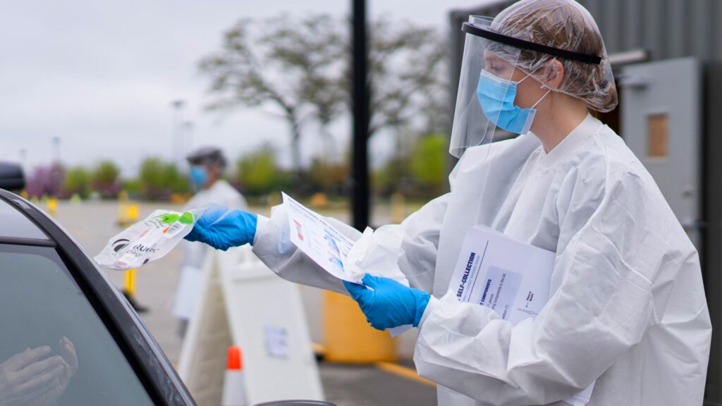 Walmart coronavirus drive-thru testing