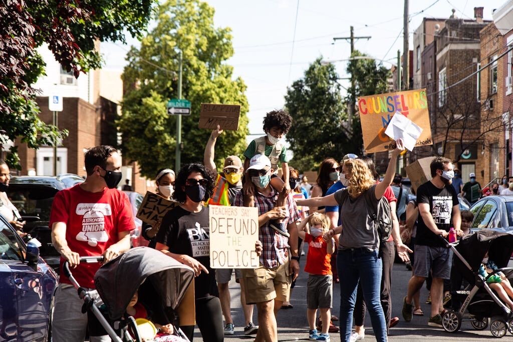 East Passyunk families marched in South Philadelphia