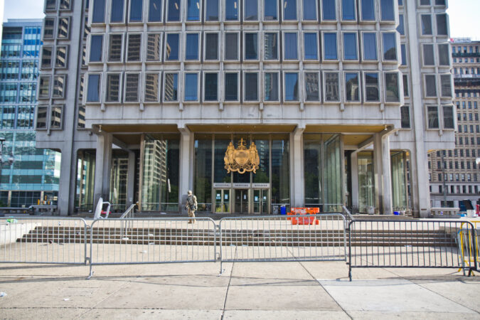 The former site of the Frank Rizzo statue