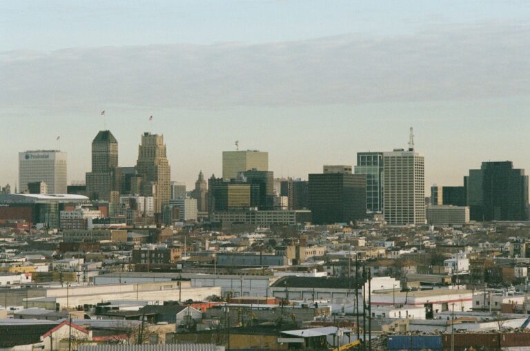 File photo: Newark, New Jersey skyline at dawn, March 18, 2018.