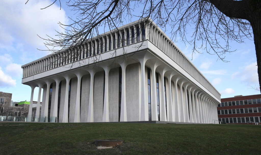 Princeton Woodrow Wilson This Dec. 3, 2015 file photograph shows the Woodrow Wilson School of Public and International Affairs at Princeton University in Princeton, N.J. (AP Photo/Mel Evans,file)