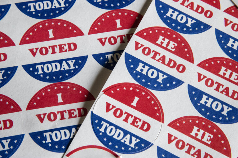 Voting stickers