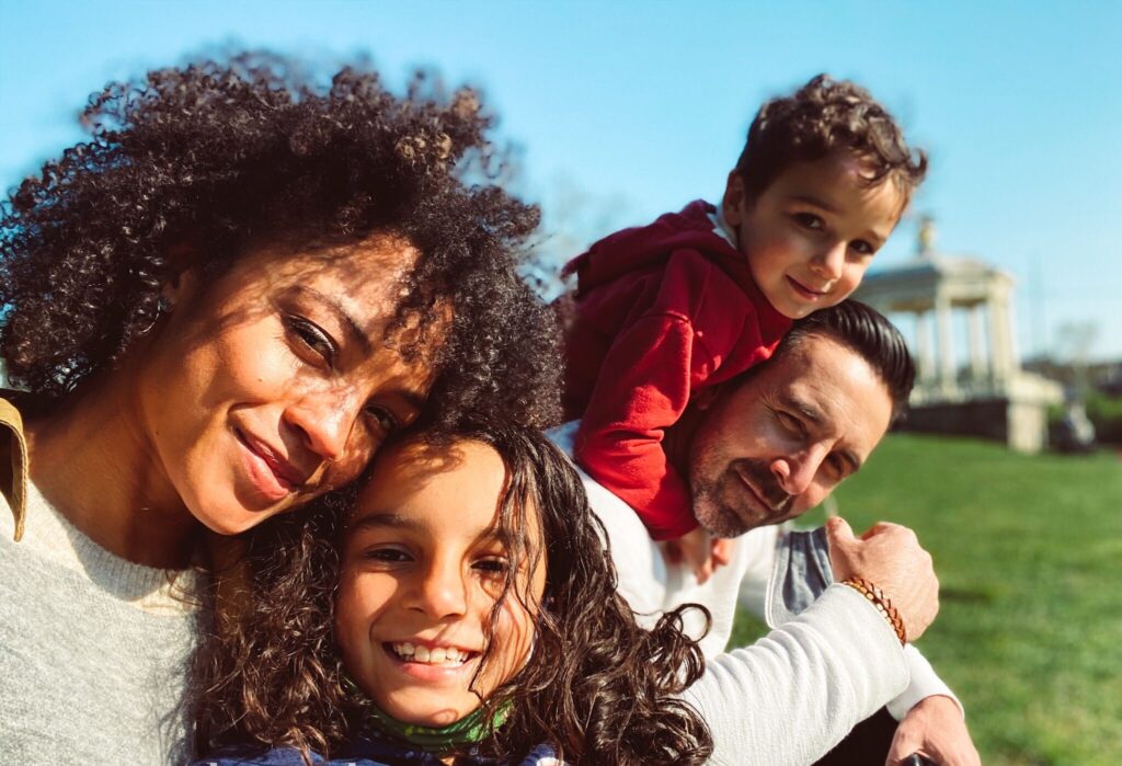 Image from iOS Blair La May Masiello and her husband Michael Masiello with their kids. Courtesy of Blair La May Masiello)