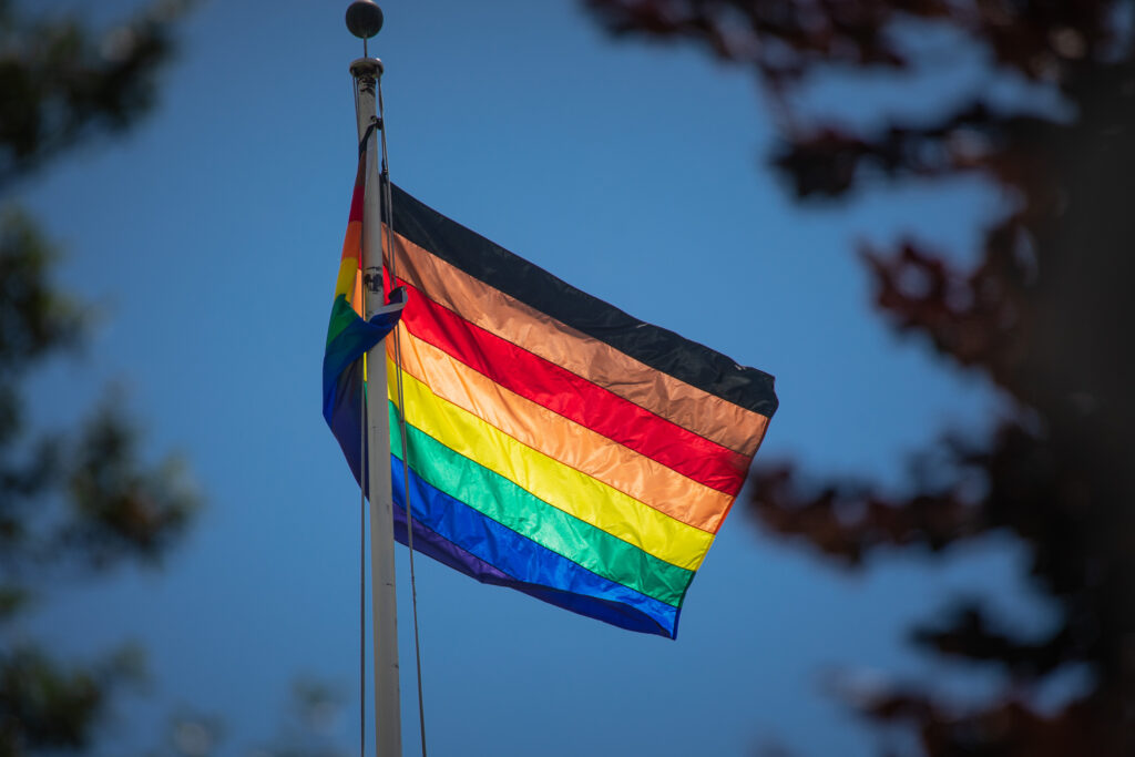 LGBTQ_pride_flag_generic_pa_capitol_gov_wolf_062320 An LGBTQ pride flag flies in Pennsylvania.