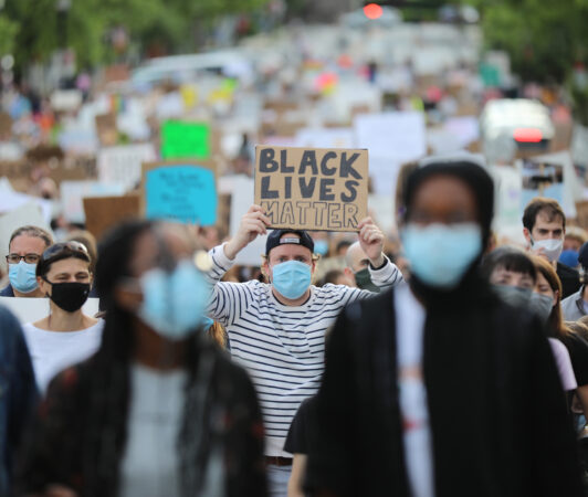 BLM march in Glen Rock