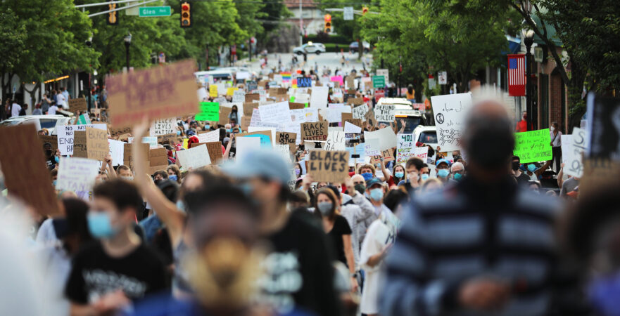 BLM march in Glen Rock