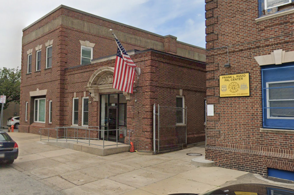 The Frank Rizzo sign will be removed from the Police Athletic League building. (Google Maps)
