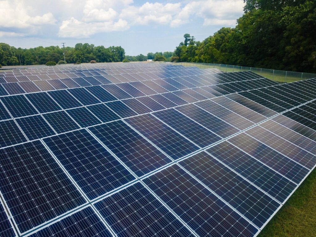 Solar-Project-by-Sun-Tribe-1920×1440 Chambersburg in entering a 20-year power purchase agreement with Virginia-based Sun Tribe on a solar facility like the one seen here. (Courtesy Sun Tribe)
