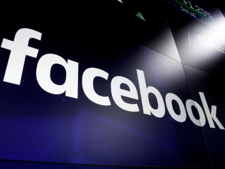 A Facebook logo is pictured in a file photo.