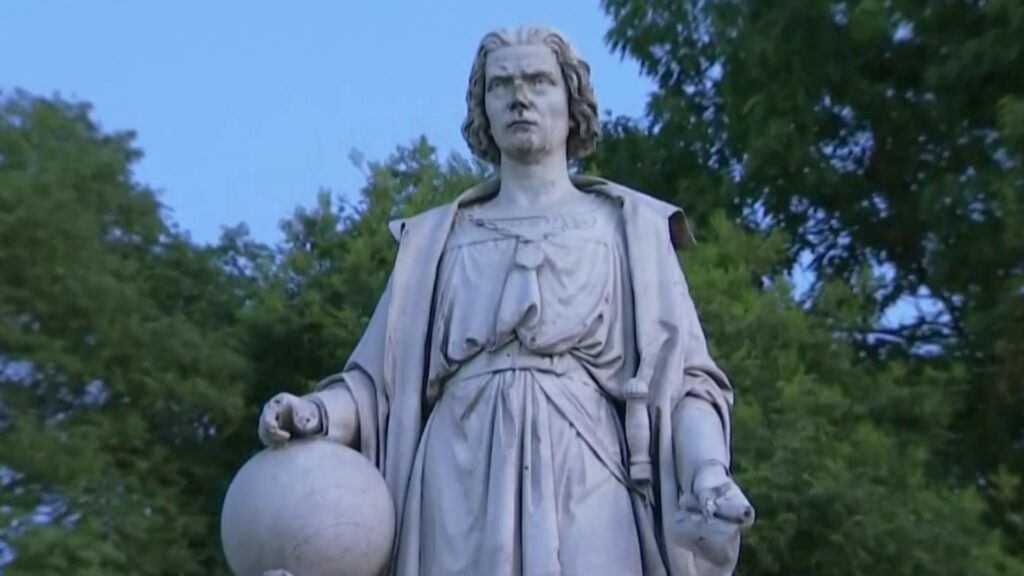 Christopher Columbus statue in South Philadelphia