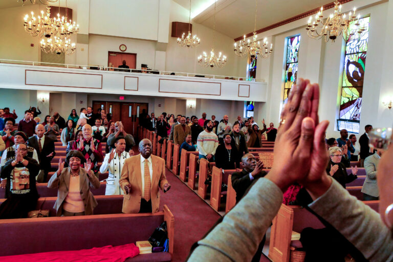 Evangelical Christians traditionally focus on individual sin and salvation. But some are taking a wider view when it comes to addressing systemic racism. (Reza/Getty Images)