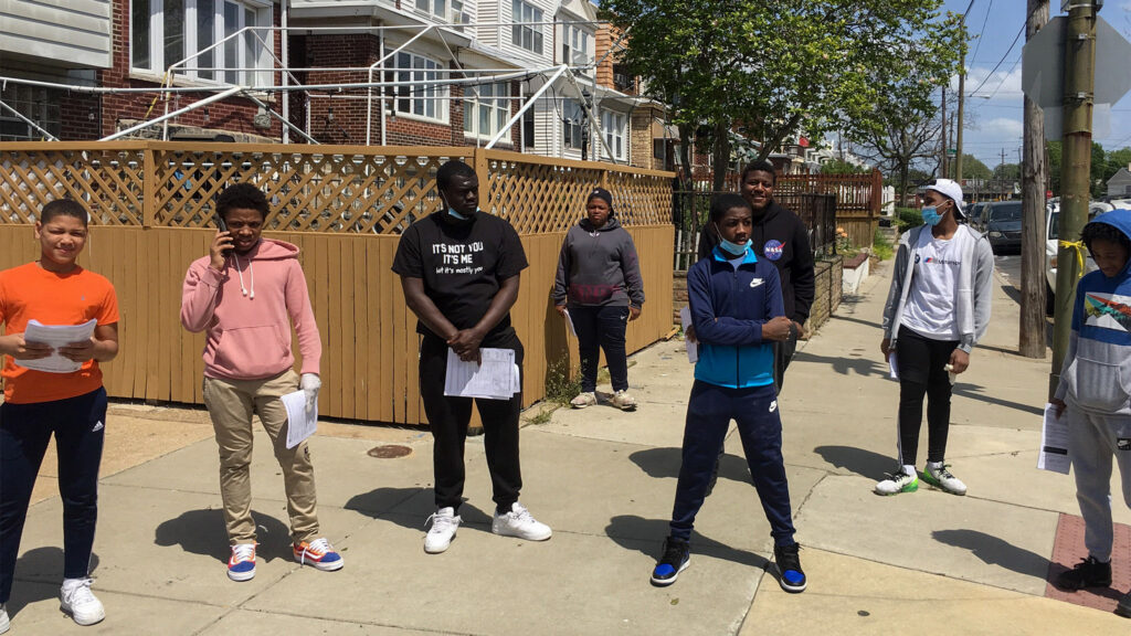mailinvoting-gotv-southphilly-news A group of volunteers in South Philly's 48th Ward went door to door to encourage residents to apply for mail-in ballots COURTESY ANTON MOORE