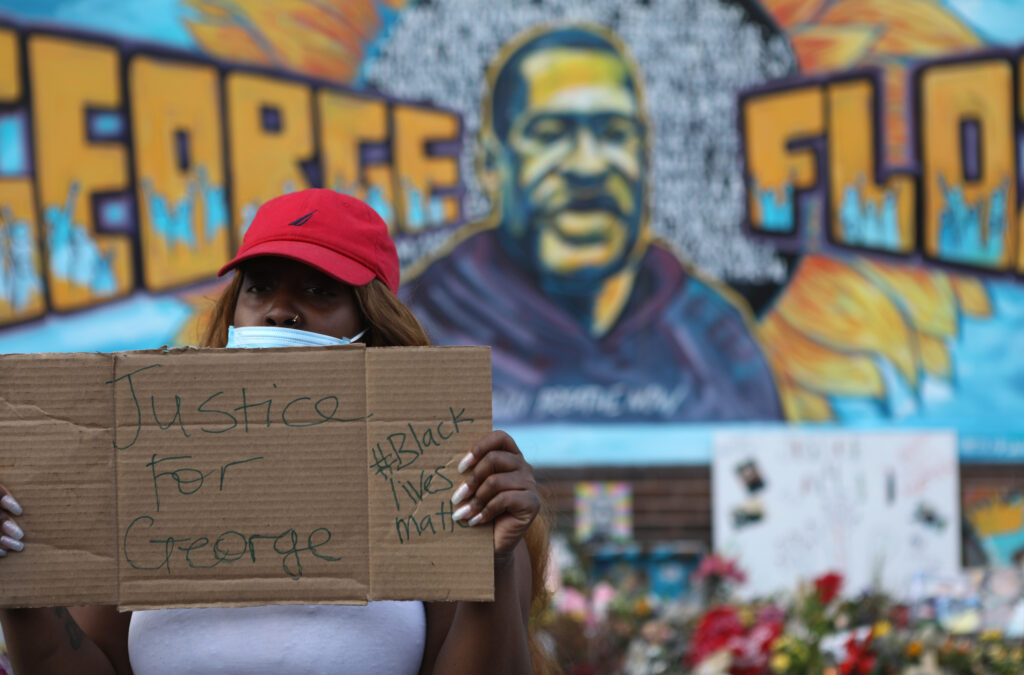 People gather at the site where George Floyd was killed while in police custody not to just to protest, but to see comfort in each other. People gather at the site where George Floyd was killed while in police custody not to just to protest, but to see comfort in each other.