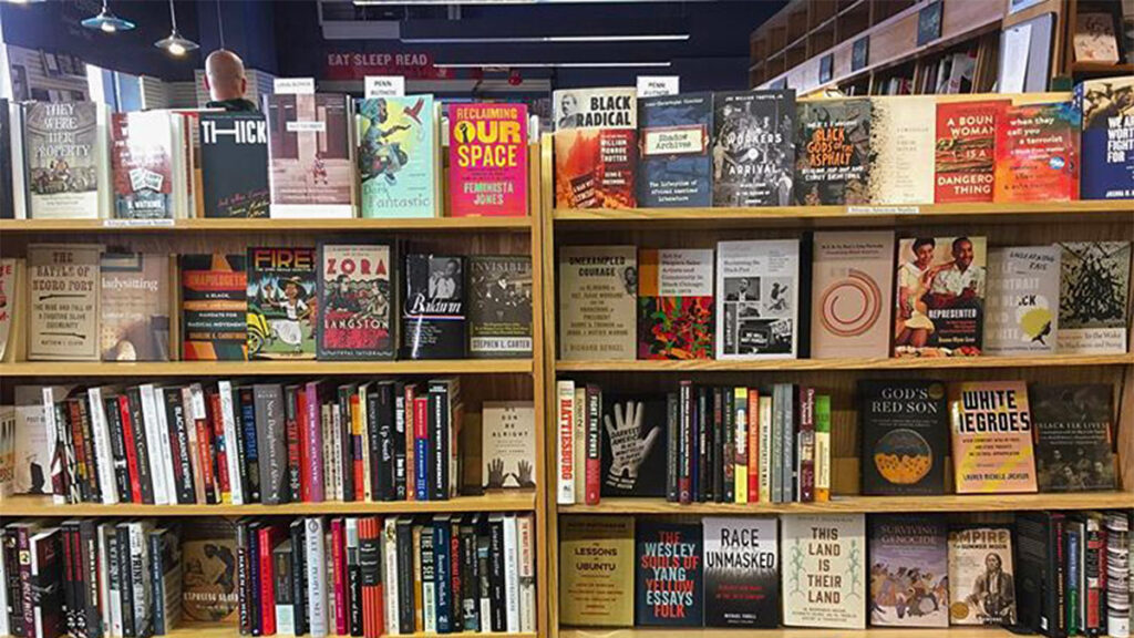 pennbookcenter-bookshelves INSTAGRAM / @PEOPLESBOOKSCULTURE