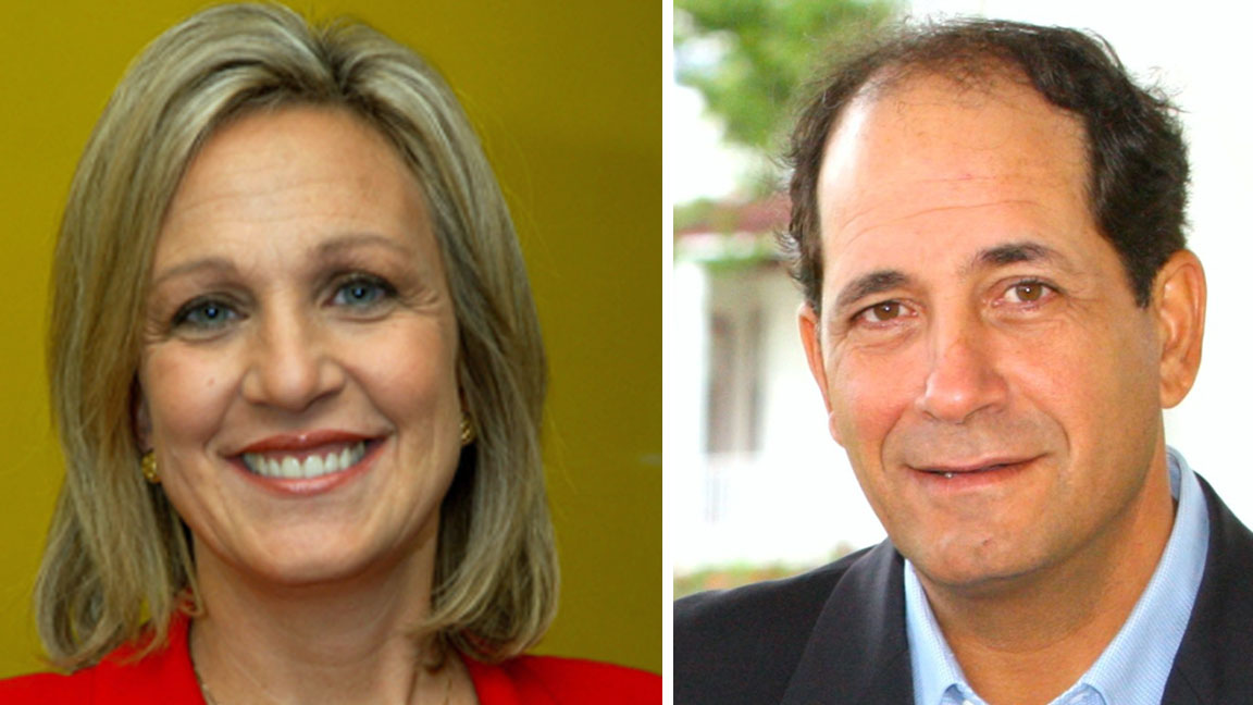 Assemblywoman Valerie Vainieri Huttle and Sen. Joseph Vitale