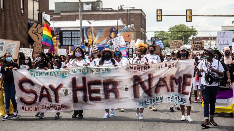 Say Her Name March in West Philadelphia