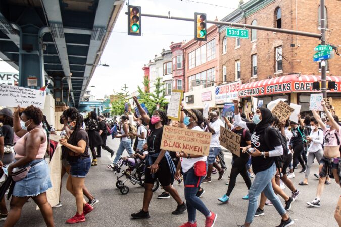 Black women led the Say Her Name march Saturday