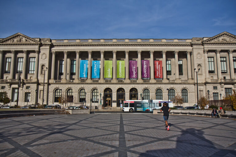 Central Branch of Philadelphia Free Public Library. (Kimberly Paynter/WHYY)